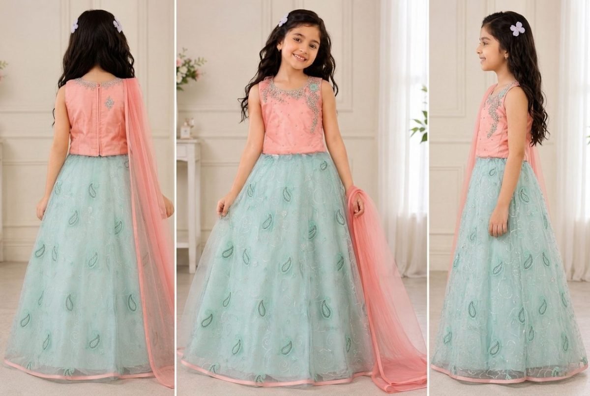 Kids Girl Crop Top Dress
